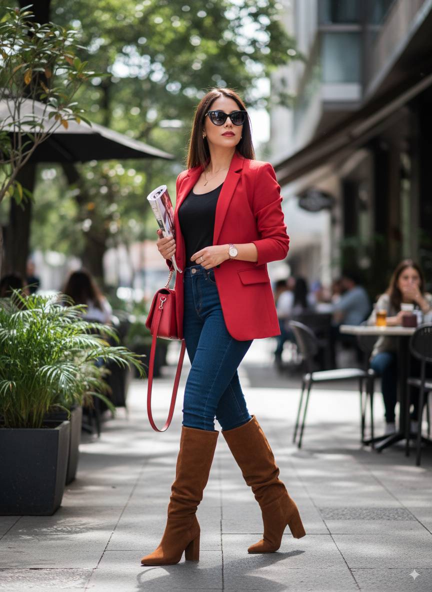 AURUM – Bota Alta Miel Carnaza