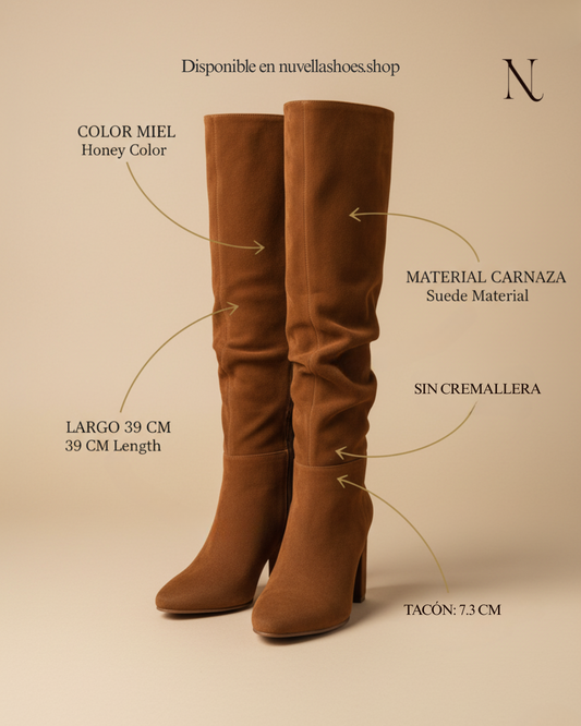 AURUM – Bota Alta Miel Carnaza